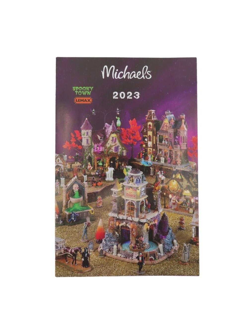 Lemax 2023 Spooky Town Michaels Collectible Brochure Catalog Booklet Halloween